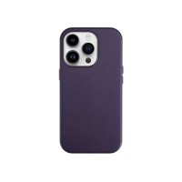  Mag Leather Maciņš Apple iPhone 12/12 Pro dark purple 